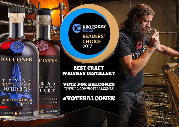 Bottles of whisky and head distiller Jared Himstedt