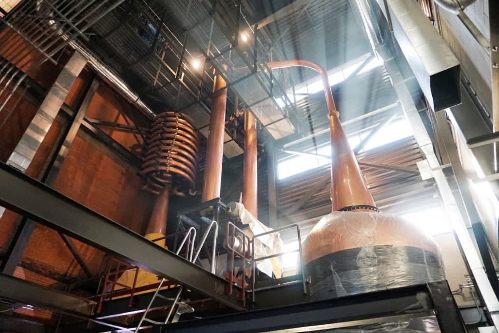 Copper pot stills